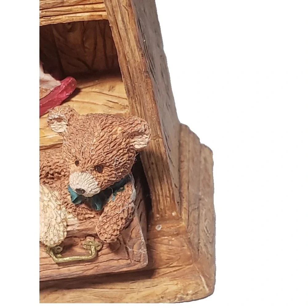 Russ Berrie Bears From The Past Book Shelf Collectible Figurine Item Number 1766